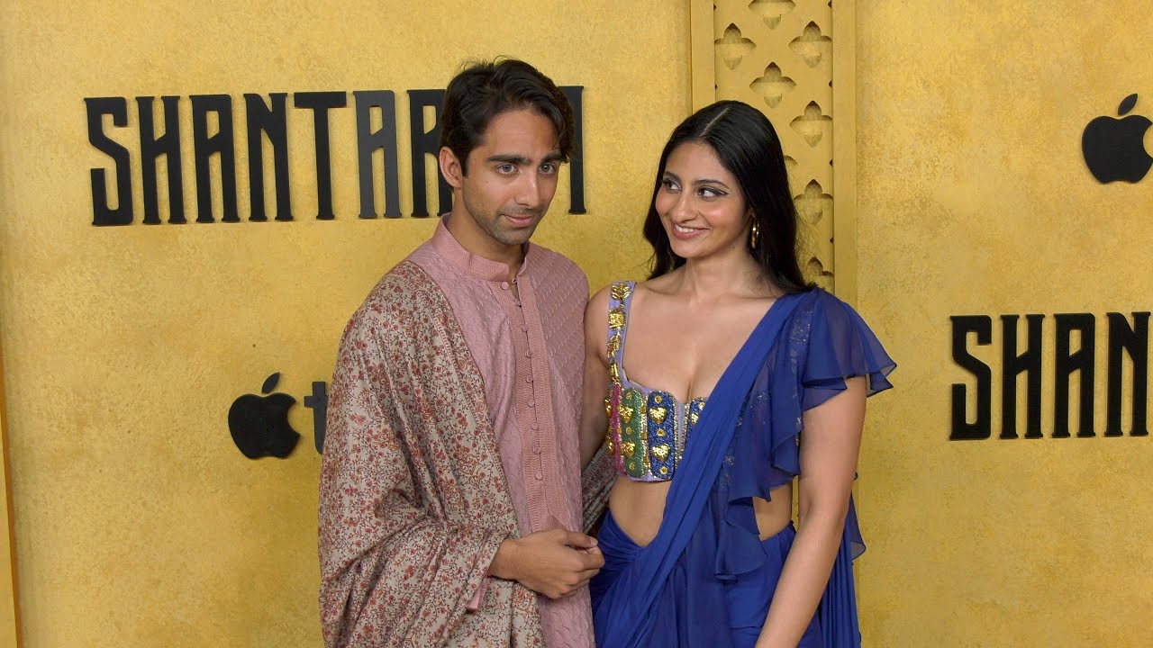 Shubham Saraf and Rachel Kamath attend Apple TV+'s 