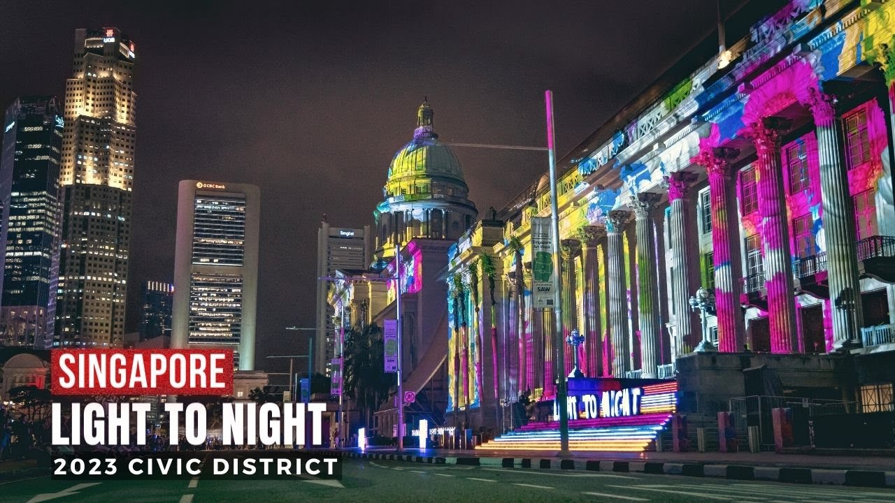 【4K】Singapore Light to Night Festival 2023 | Jan 2023