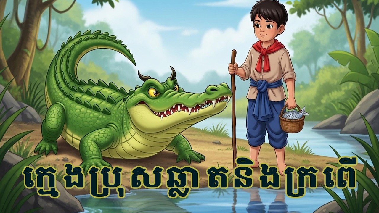 ក្មេងប្រសឆ្លាតនិងក្រពើ