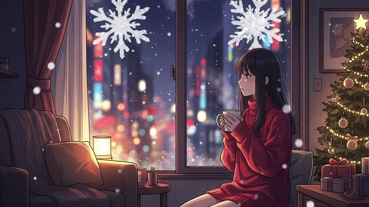 Silent Eve — Calm Lo-fi Christmas Night Vibes | Cozy December Music for Relaxation