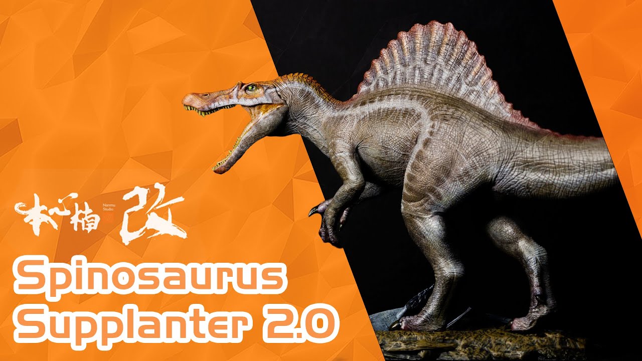 Nanmu Spinosaurus Supplanter 2 0 (Cinza) - Jurassic Brazil Collection