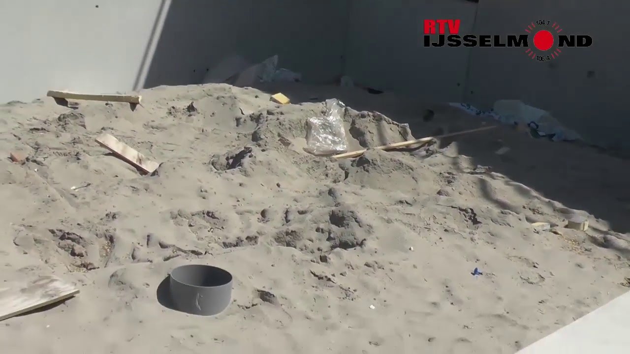 Update van de bouw zwembad de Steur