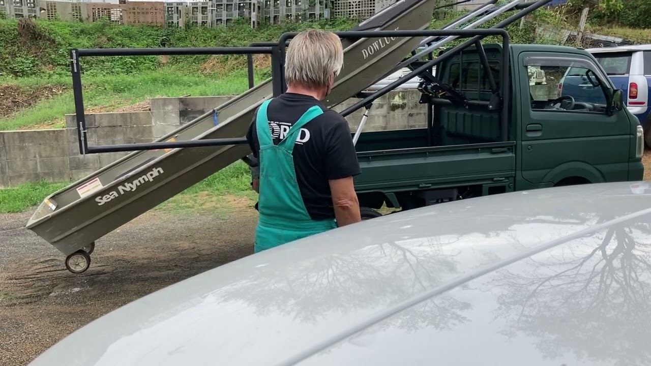 軽トラック用　スーパーマルチキャリア　バスボート積載