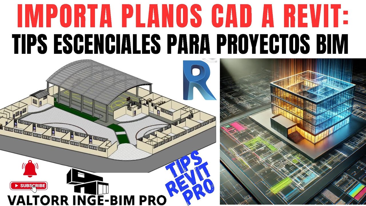 IMPORTA Planos CAD a Revit como un EXPERTO: ¡TIPS Esenciales para Proyectos BIM!