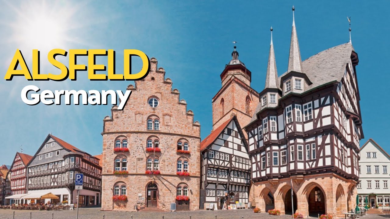Alsfeld Germany 4K | Subtitles