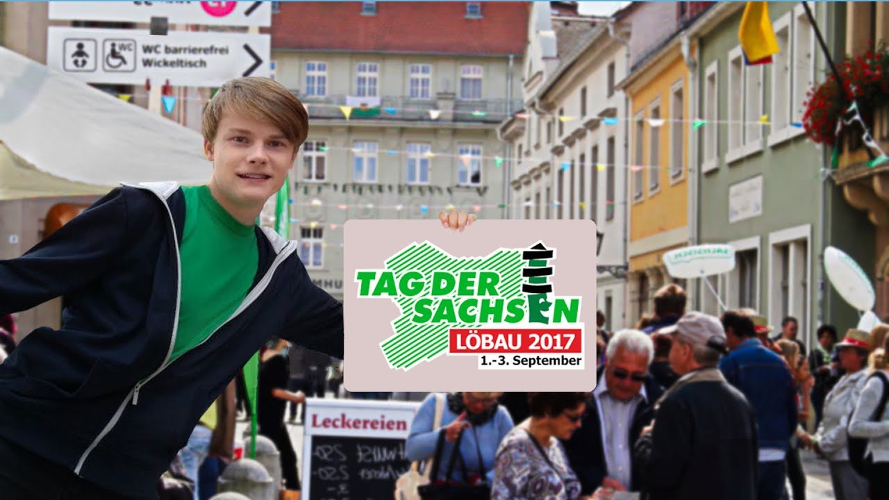 Lukas vor Ort: Tag der Sachsen 2017 in Löbau