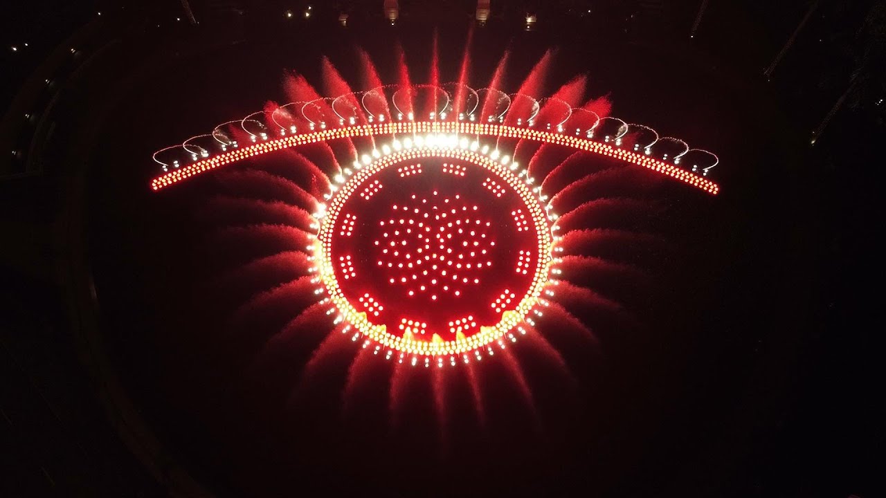 Wynn Macau Fountain Aerial View - Il Buono, Il Cattivo, Il Brutto - Ennio Morricone