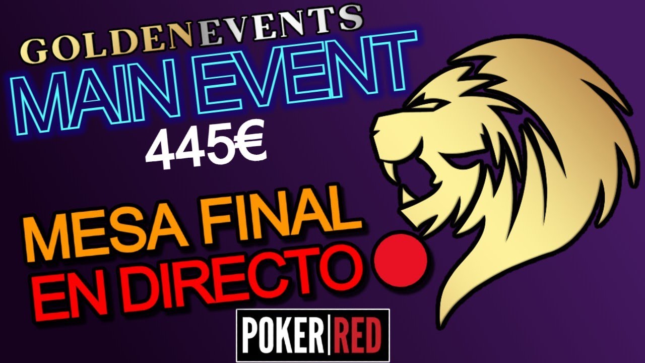🔴🎥Dia 3 + Mesa Final Televisada // Torneo Golden Poker Main Event // Poker-Red
