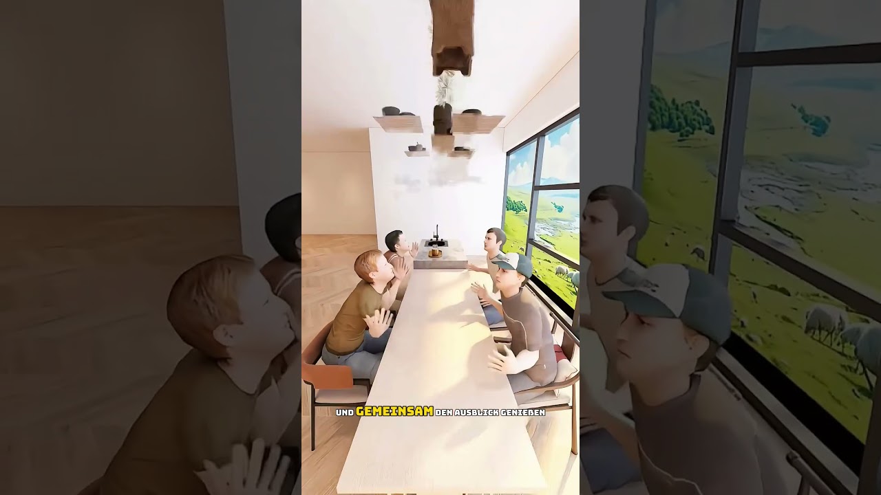 140 Quadratmeter Hausdesign #shorts  #dekoration