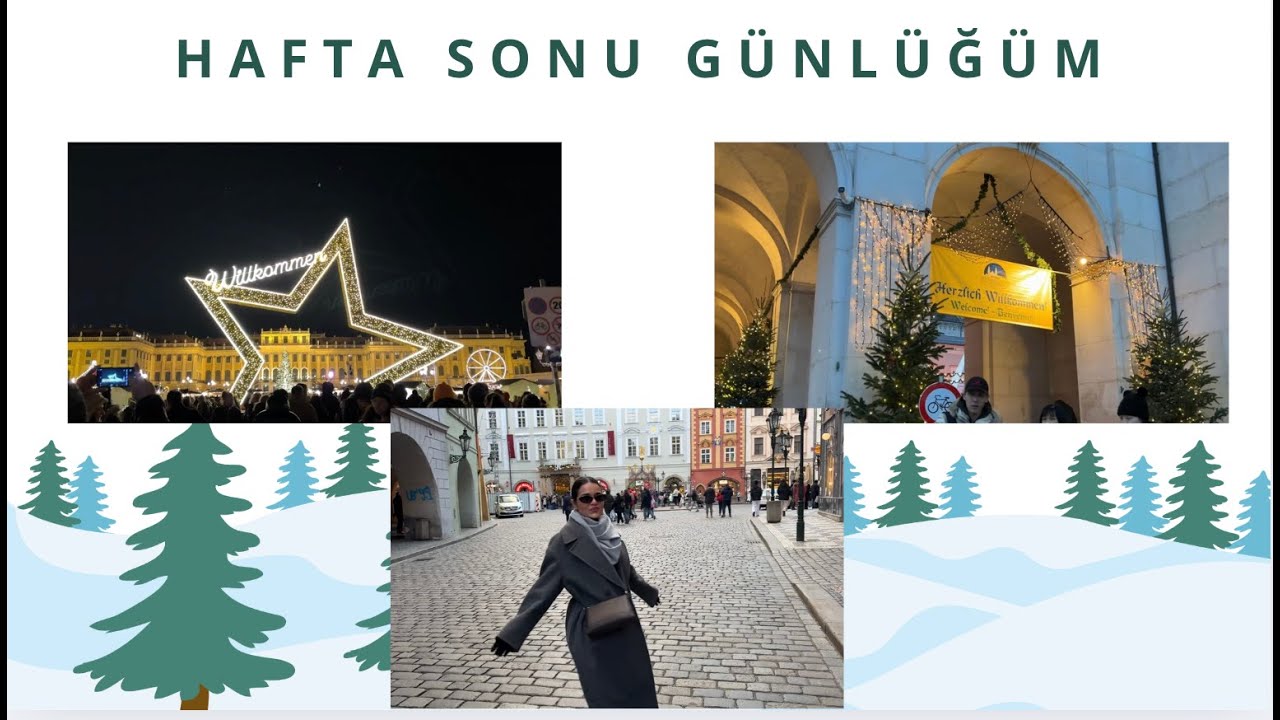 Hafta Sonu Günlüğüm (8) - Yılbaşı Market Gezintisi 🎄 / Avusturyaya Kış Geldi ❄️🥶