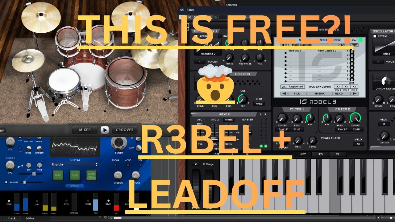 R3BEL + Leadoff | FREE VST Plugins