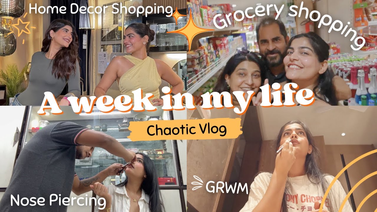 Family Grocery Run 🛒, Birthday Fun 🎂 & My New Nose Piercing