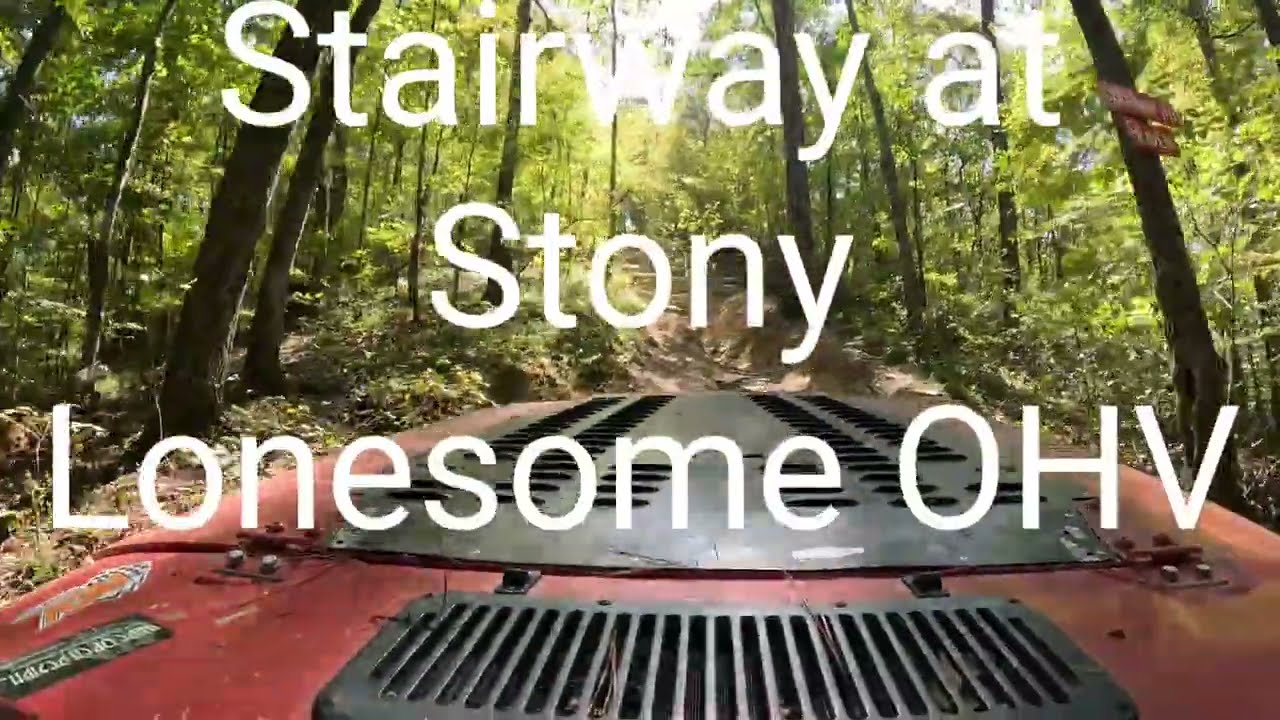 LS-Powered Jeep Conquers Stairway at Stony Lonesome OHV 🔥 Full Power Screaming!