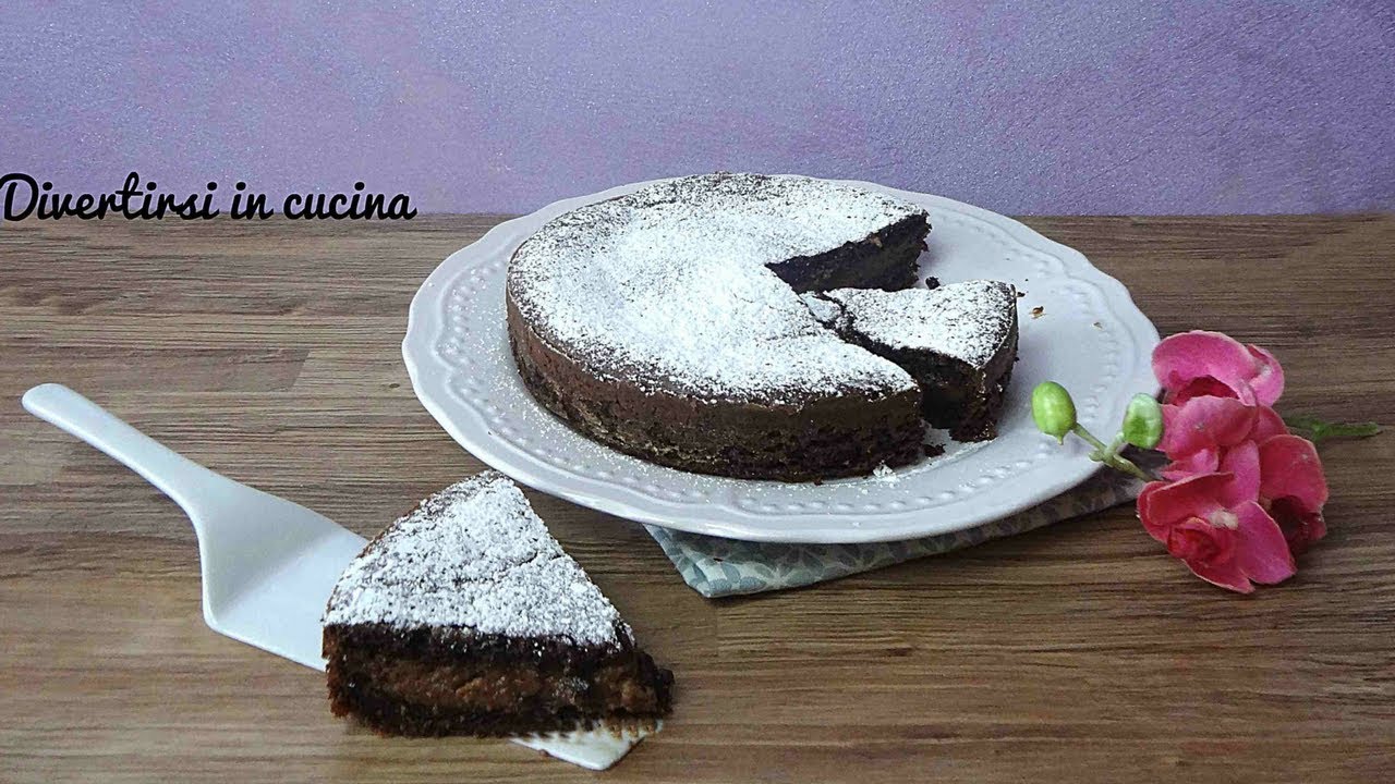 Torta versata al cacao con  mascarpone e Nutella | Divertirsi in cucina