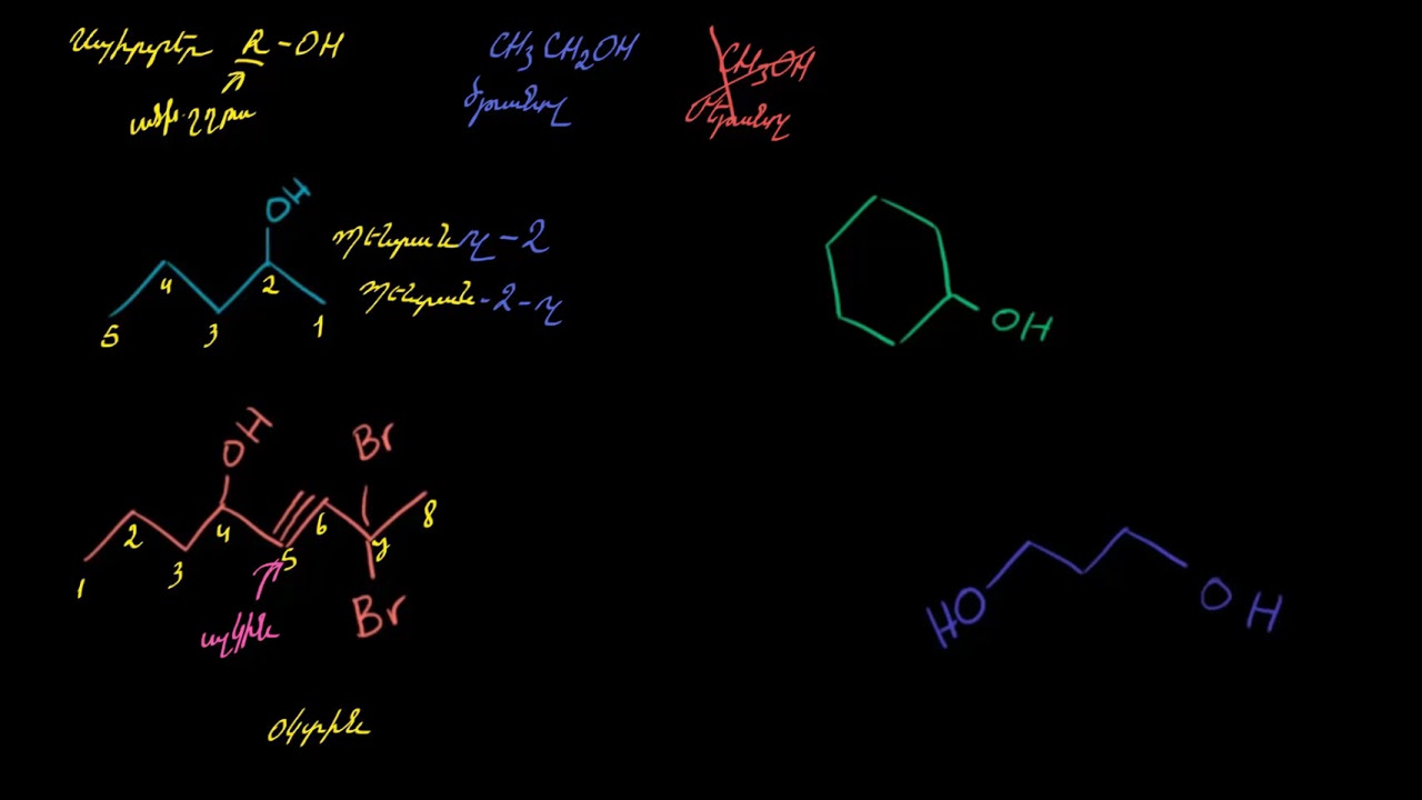 Սպիրտեր | Օրգանական քիմիա | «Քան» ակադեմիա