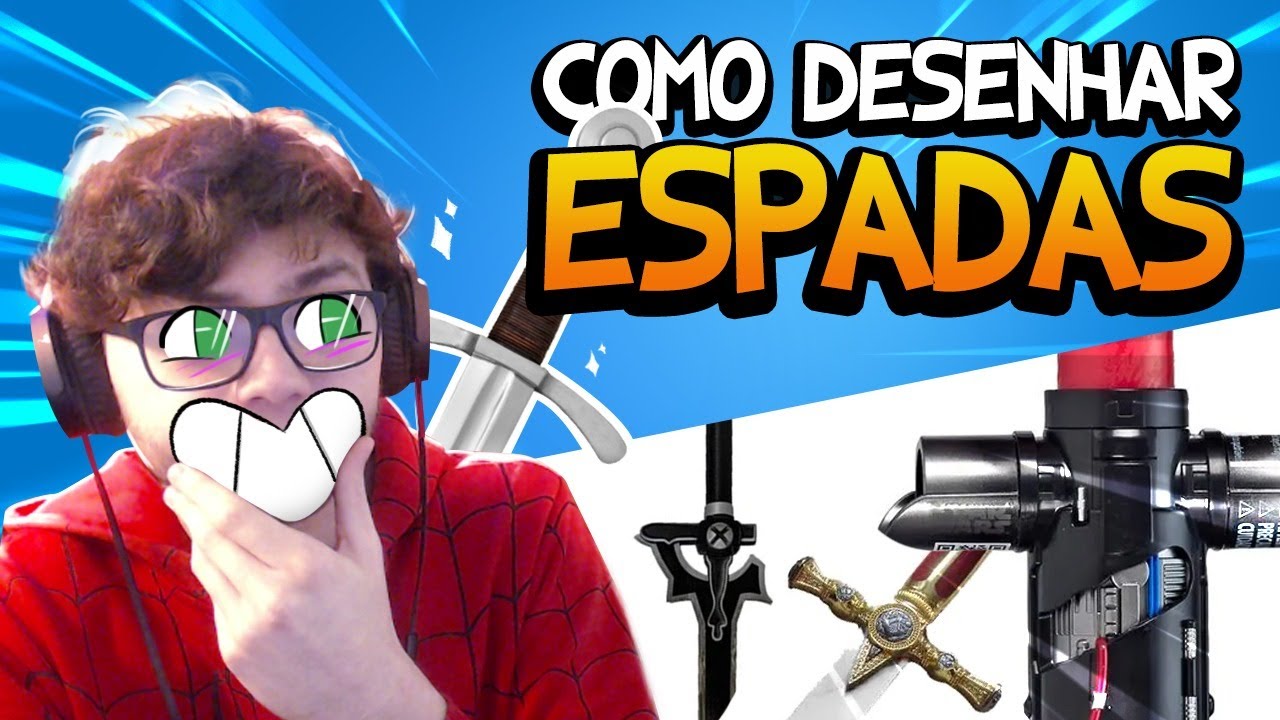 COMO DESENHAR ESPADAS - Tutorial #1