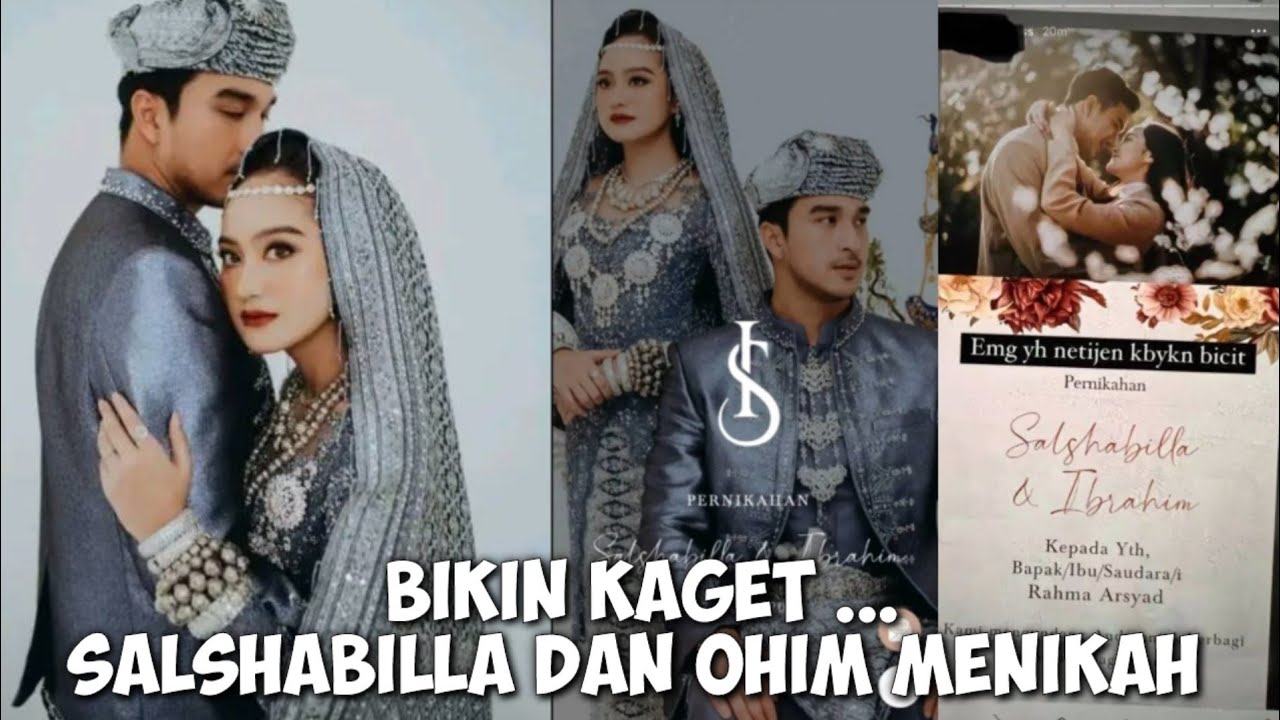 Beredar Foto Salshabilla Dan Ohim Menikah Adat Minang, Netizen Kaget