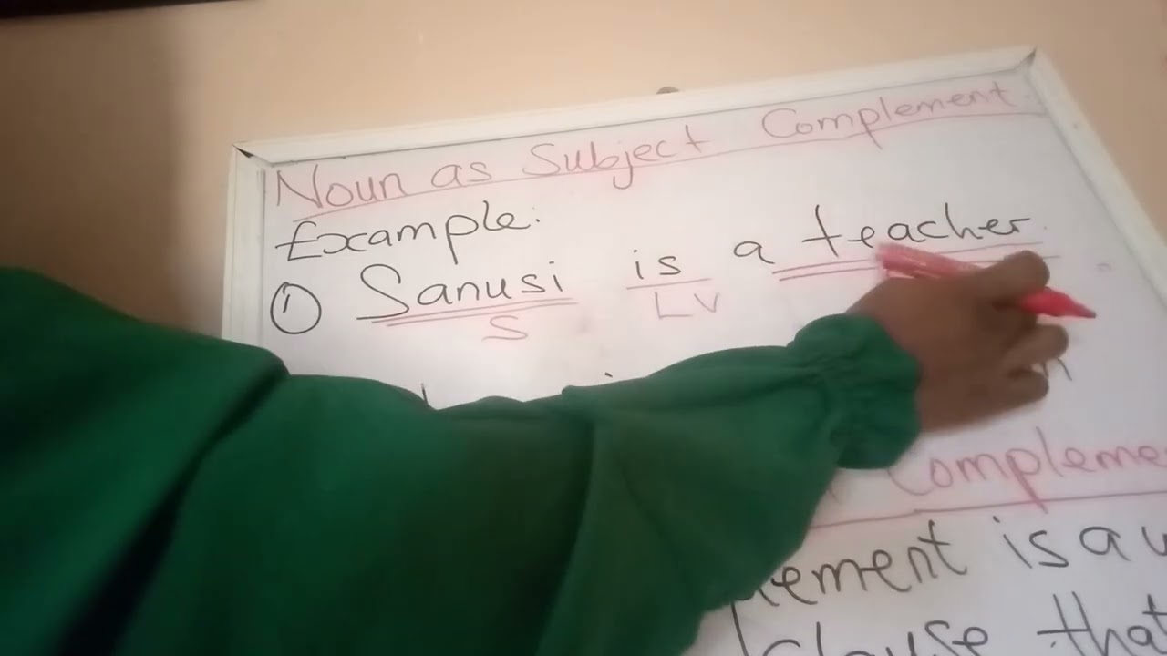 Subject complement and Object Complement.