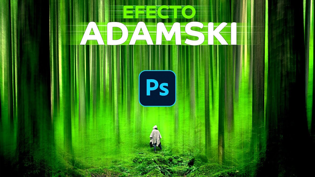 Cómo crear el efecto Adamski + acción de regalo | PHOTOSHOP
