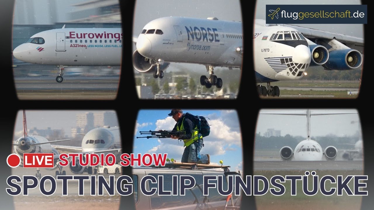 🎙️Aviation Studio 🇩🇪 LIVE: Spotting Clips Fundstücke