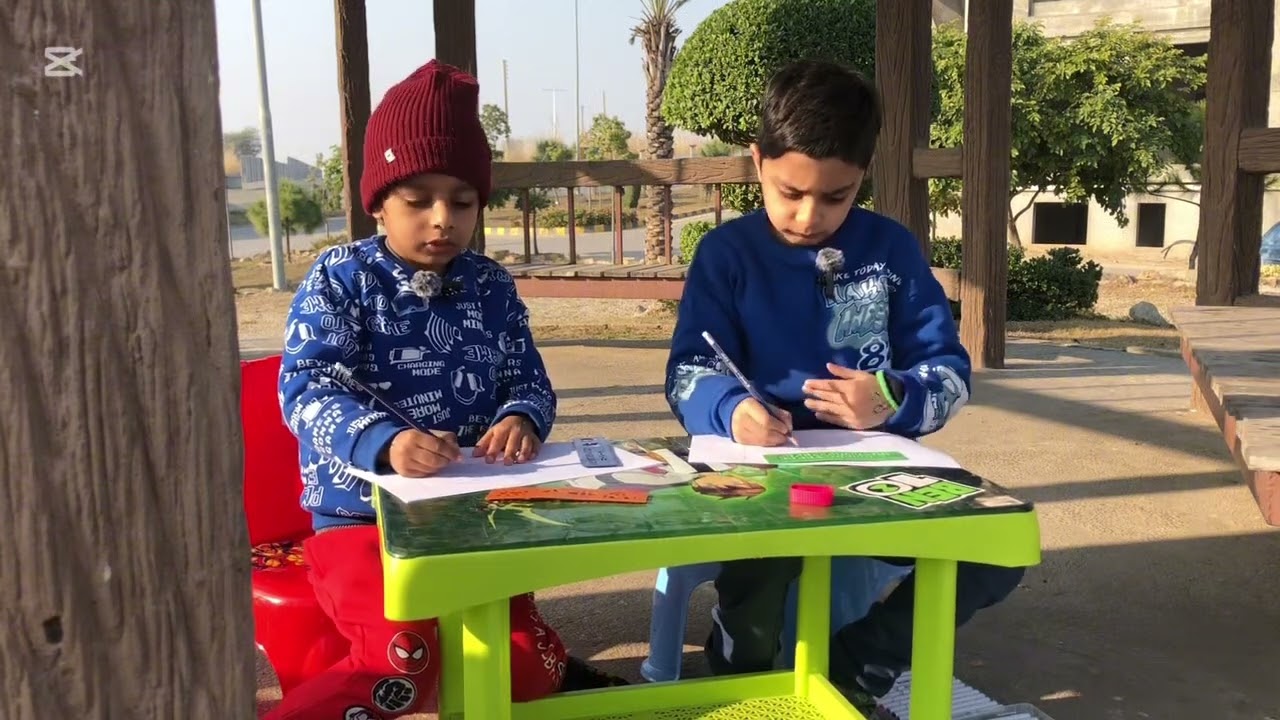 Kids live painting #nature#livepainting#outdoorfun #mountains