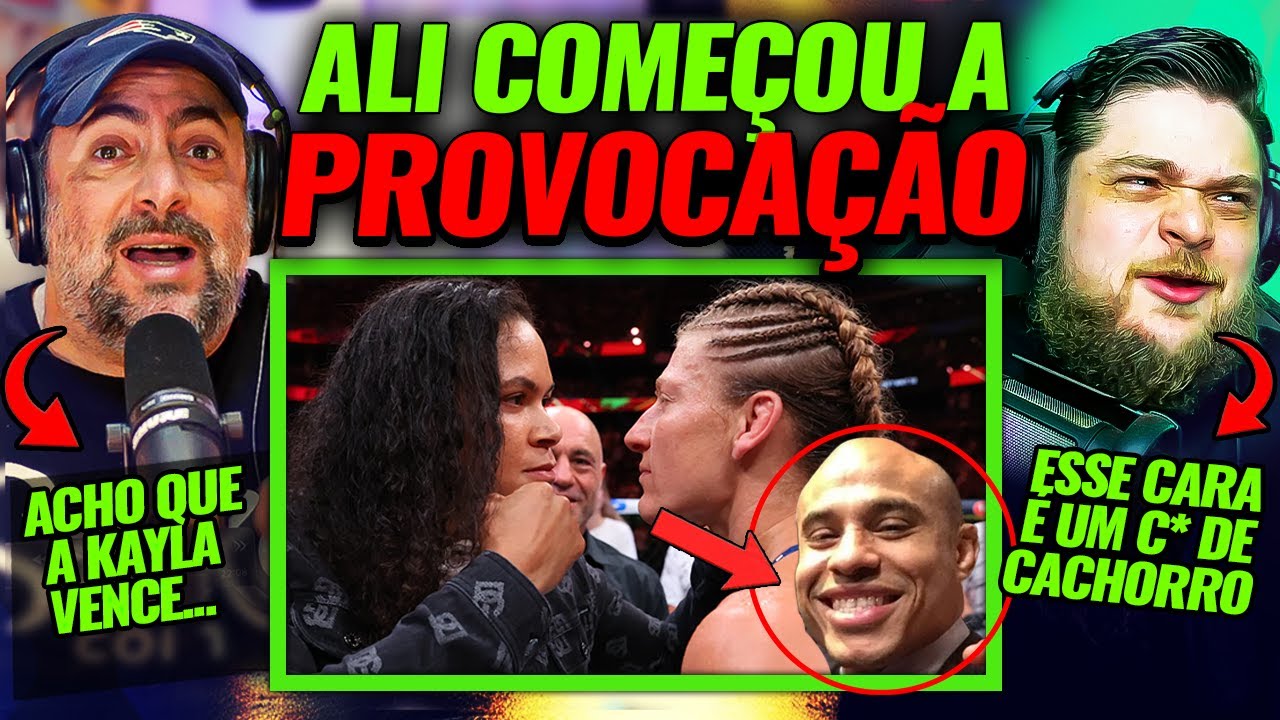 POATAN HUMILHOU, AGORA É A VEZ DE AMANDA NUNES CALAR ALI ABDELAZIZ!