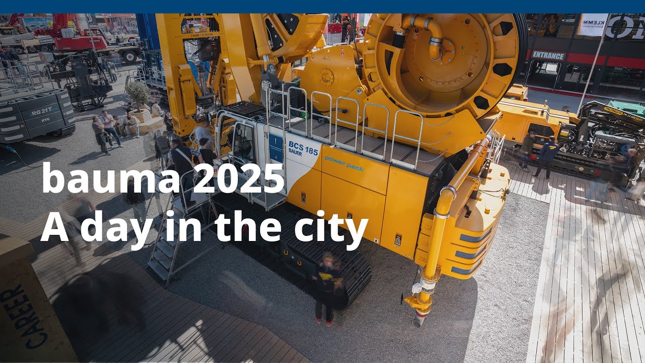 BAUER City Walk – A day in the city – Episode 3 | BAUER Maschinen GmbH
