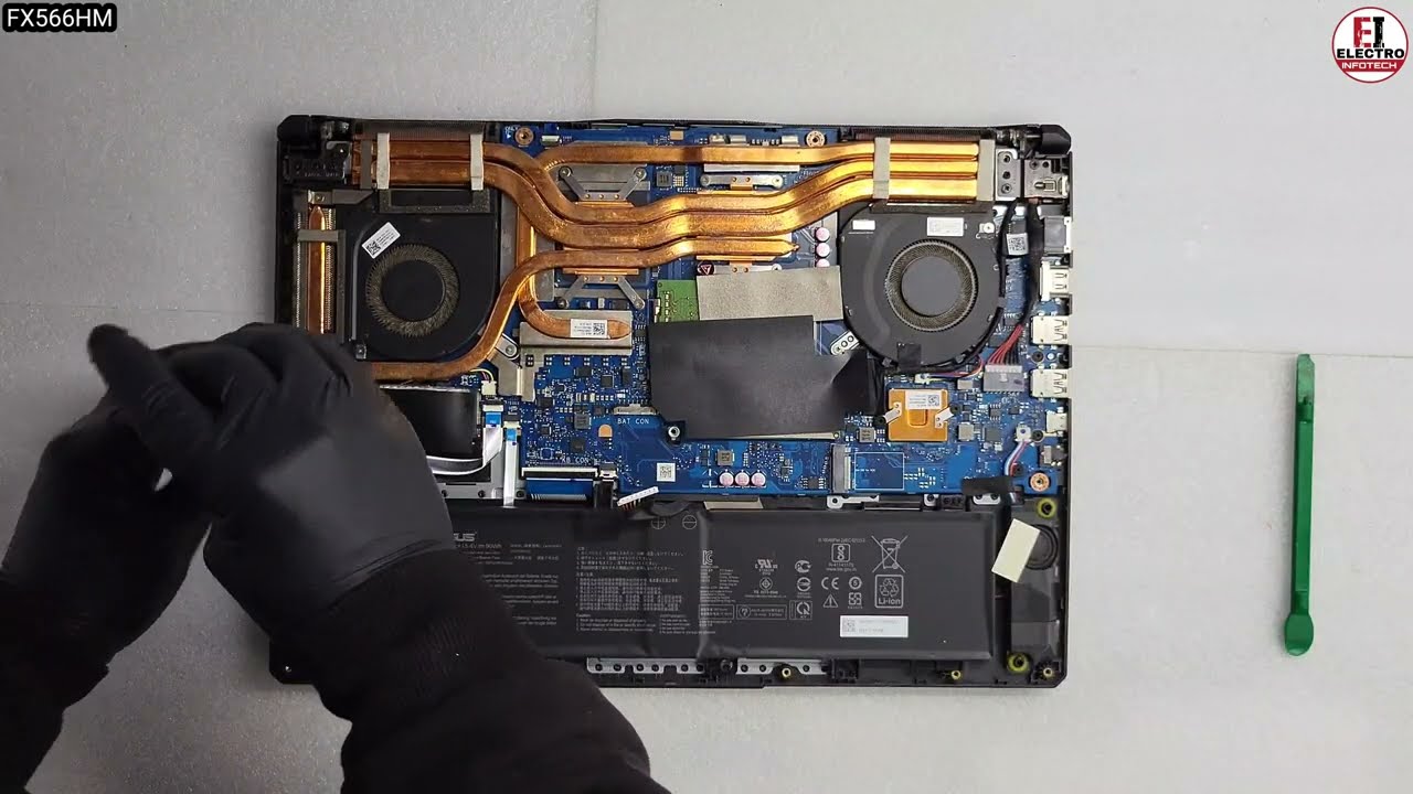 How To Refix & Clean WiFi Card ASUS TUF Gaming F15 FX566HM / Disassembly And Assembly