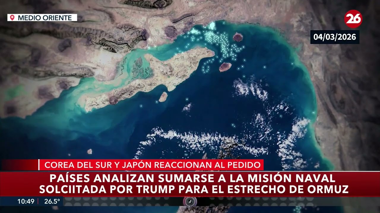 🚨 ORMUZ EN EL FOCO | Países evalúan pedido de Trump para enviar buques de guerra