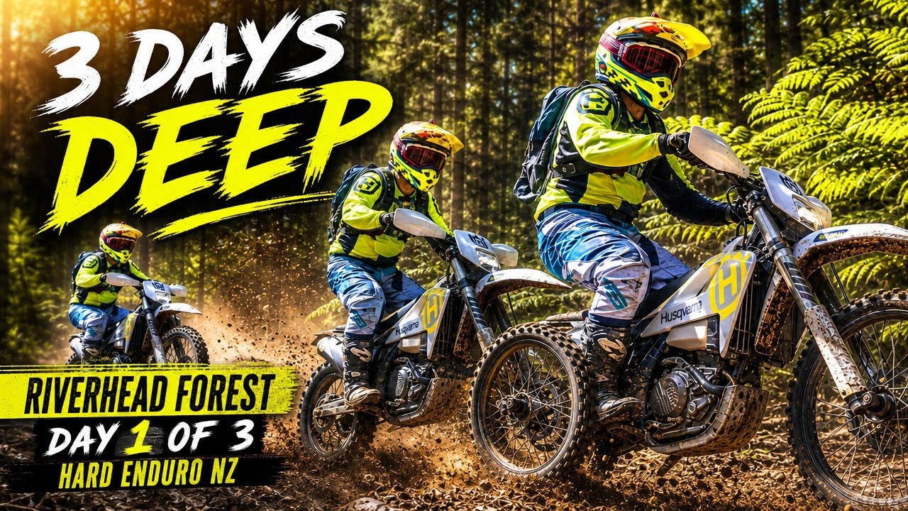 Riverhead Forest Trail Ride – Day 1 of 3 | Hard Enduro NZ