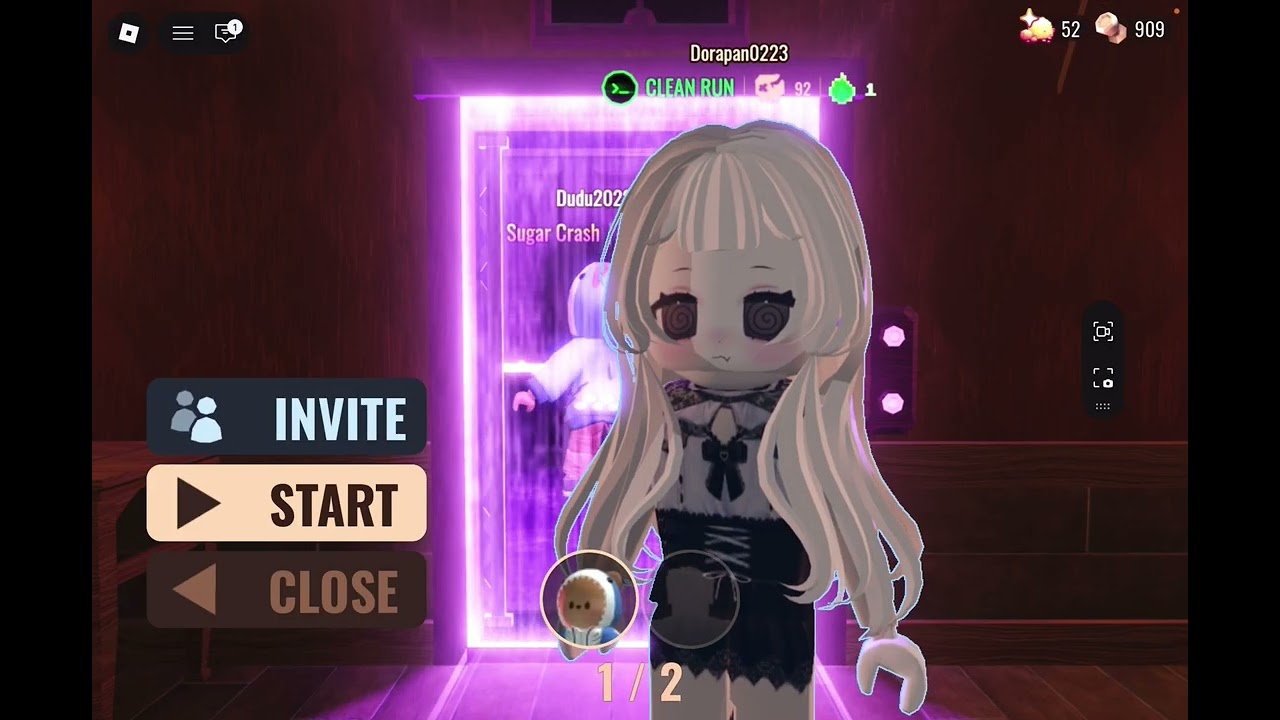 和小蜜蜂玩混沌模式！！！#roblox 