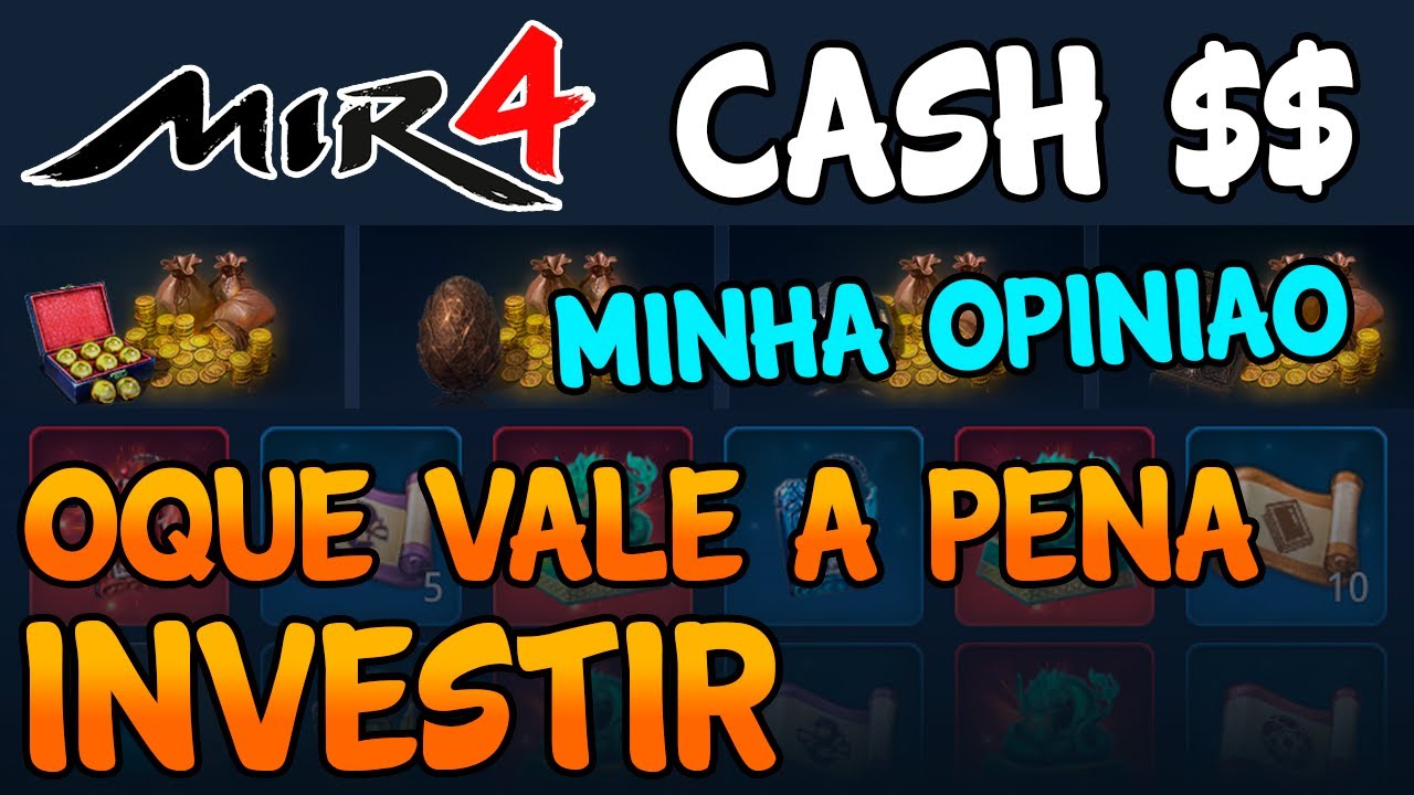 MIR4 - Loja de Cash:O que vale a pena compra (minha opinião)