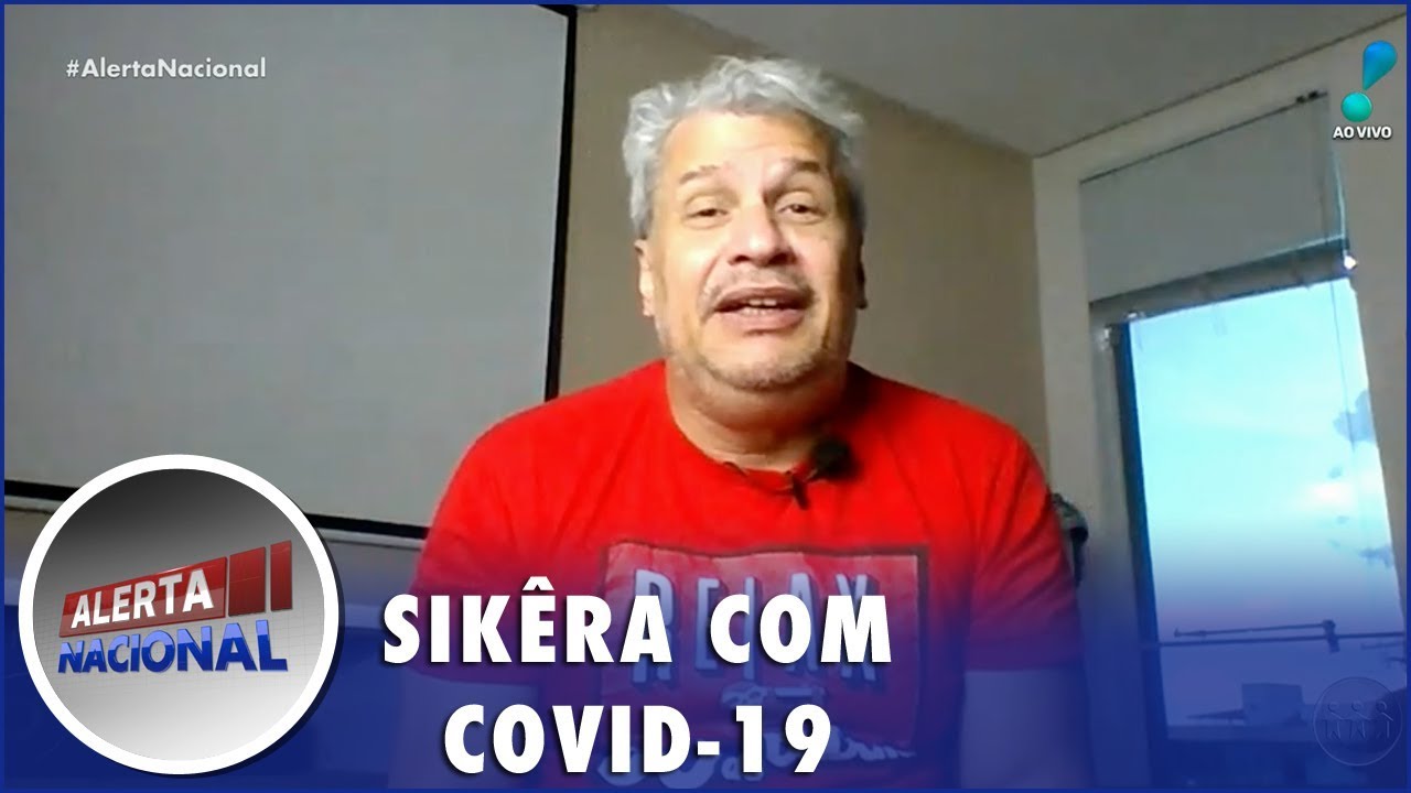 Sikêra Jr chora, revela que está com coronavírus, mas passa bem: 