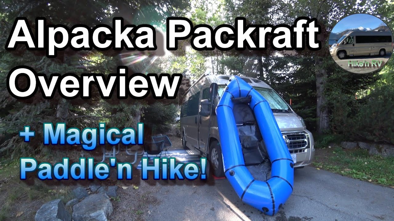 Alpacka Packraft Overview + Paddle/Hike to Widgeon Falls in Pinecone-Burke Prov. Park, BC