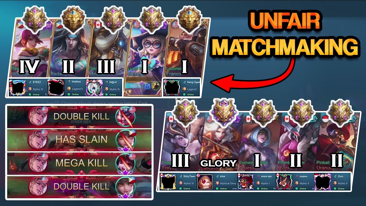 Как выиграть если у вас несправедливый  подбор | Mobile Legends: Bang Bang