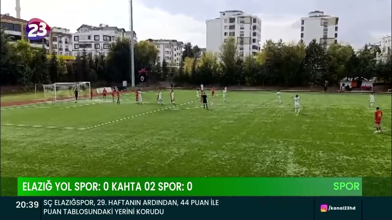 BAL 19. HAFTA MÜCADELESİNDE; ELAZIĞ YOL SPOR: 0 KAHTA 02 SPOR: 0