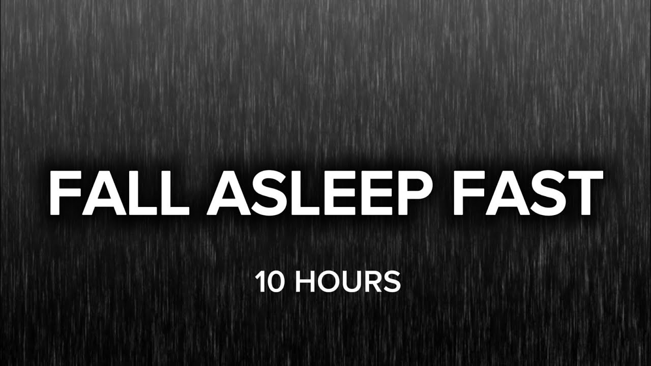 10 Hours of Heavy and Thunder 🌧️ Sleep Instantly & Stay Asleep All Night
