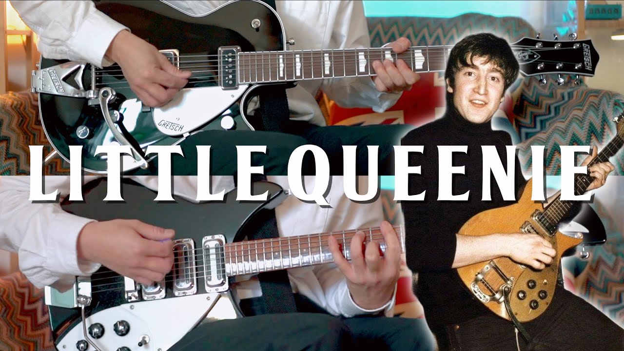 Little Queenie Live (The Beatles Guitar Cover) with Gretsch Duo Jet & Rickenbacker 325 C64