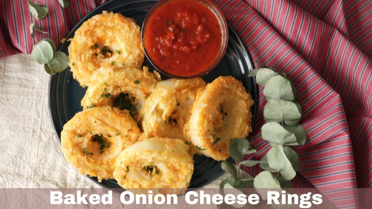 Baked Onion Cheese Rings