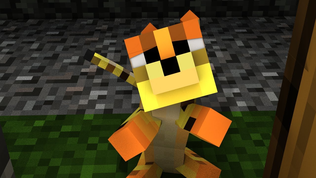 Herobrine's Cat - Herobrine Animation, Minecraft