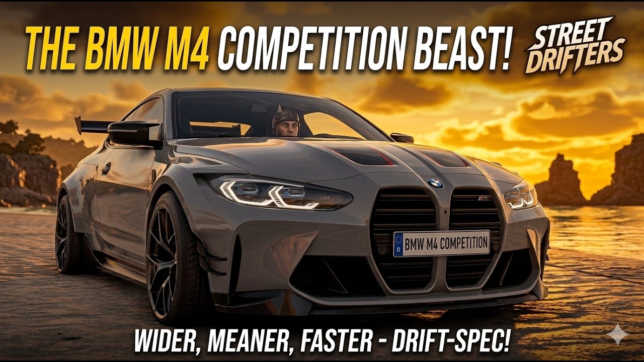 BMW M4 Competition | Sunset Free Roam & Drift Gameplay | Logitech g29