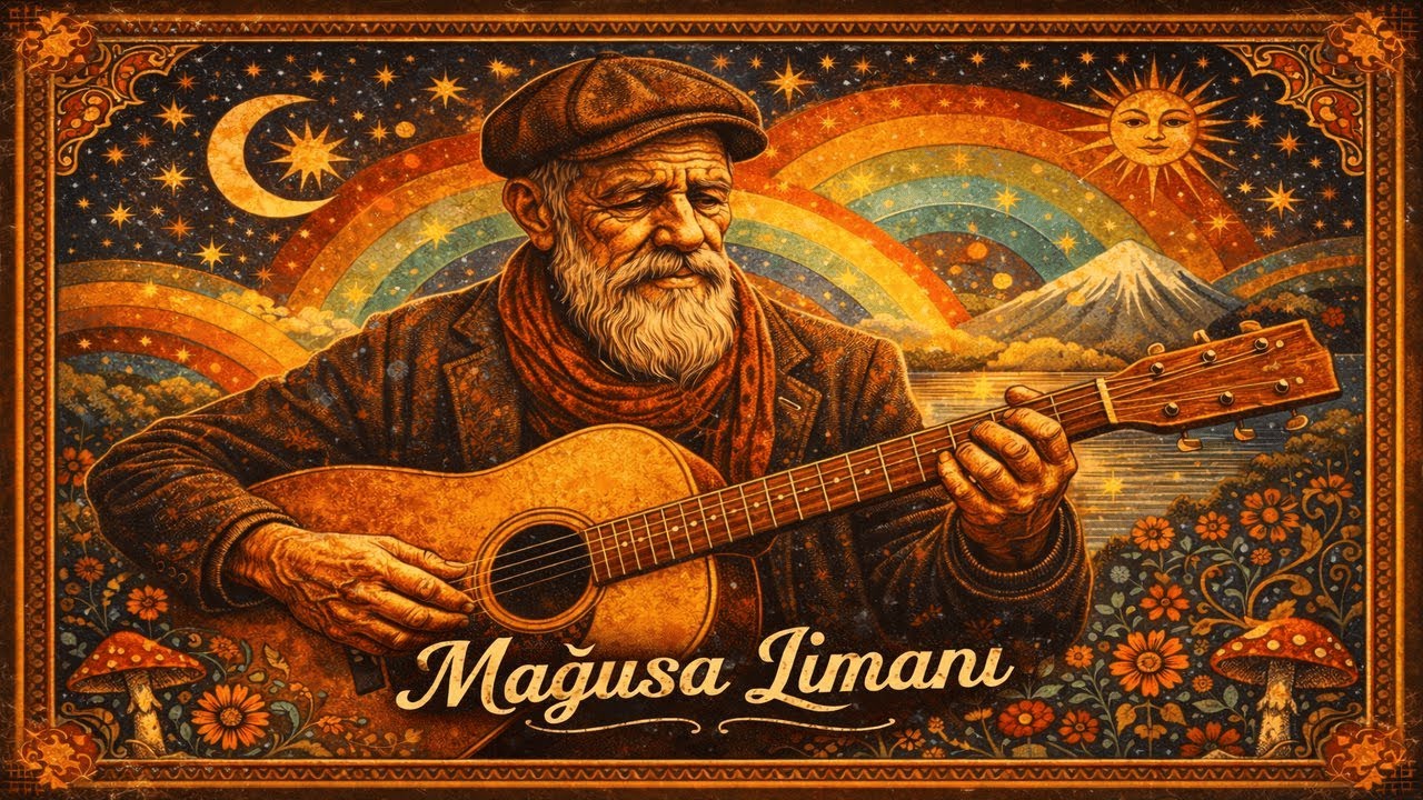 Mağusa Limanı - Psychedelic Rock Cover  #PsychedelicAI #AICovers #psychedelicmusic