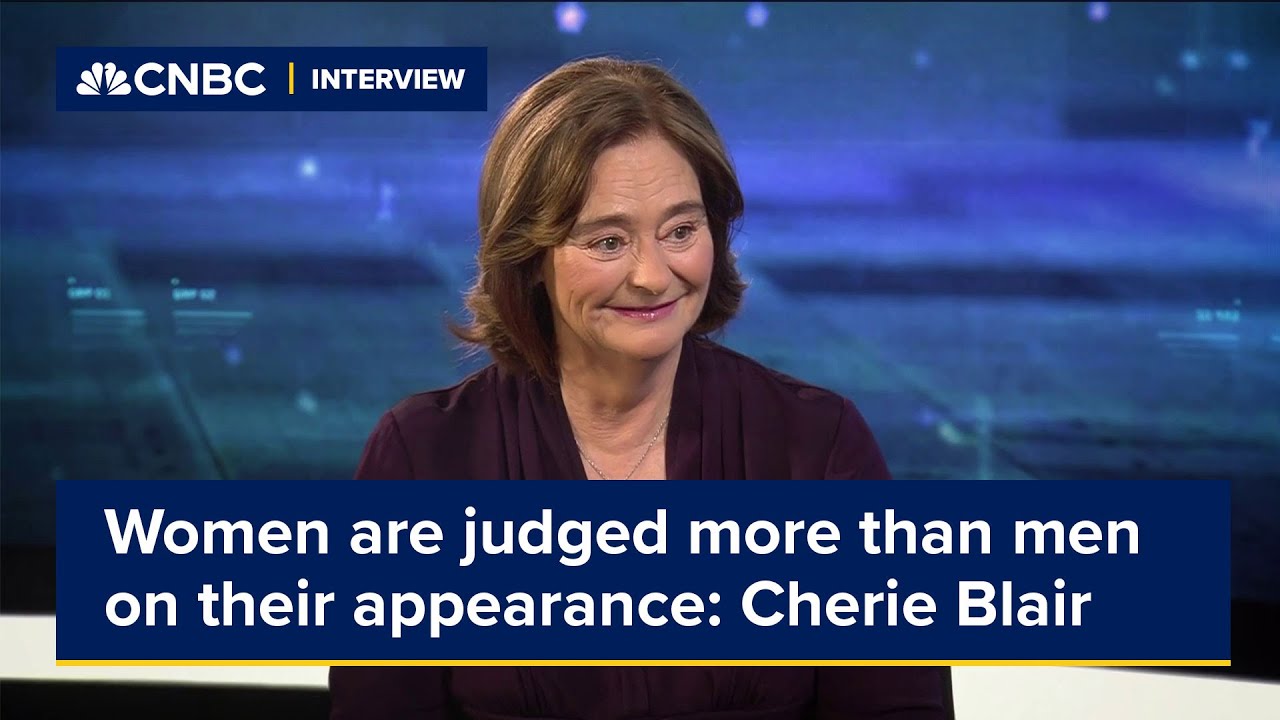 Women are judged more than men on their appearance, says Cherie Blair