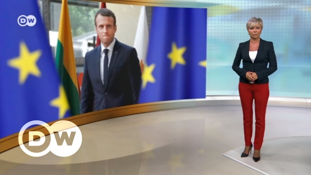 Макрон мечтает стать архитектором нового Евросоюза - DW Новости (26.09.2017)