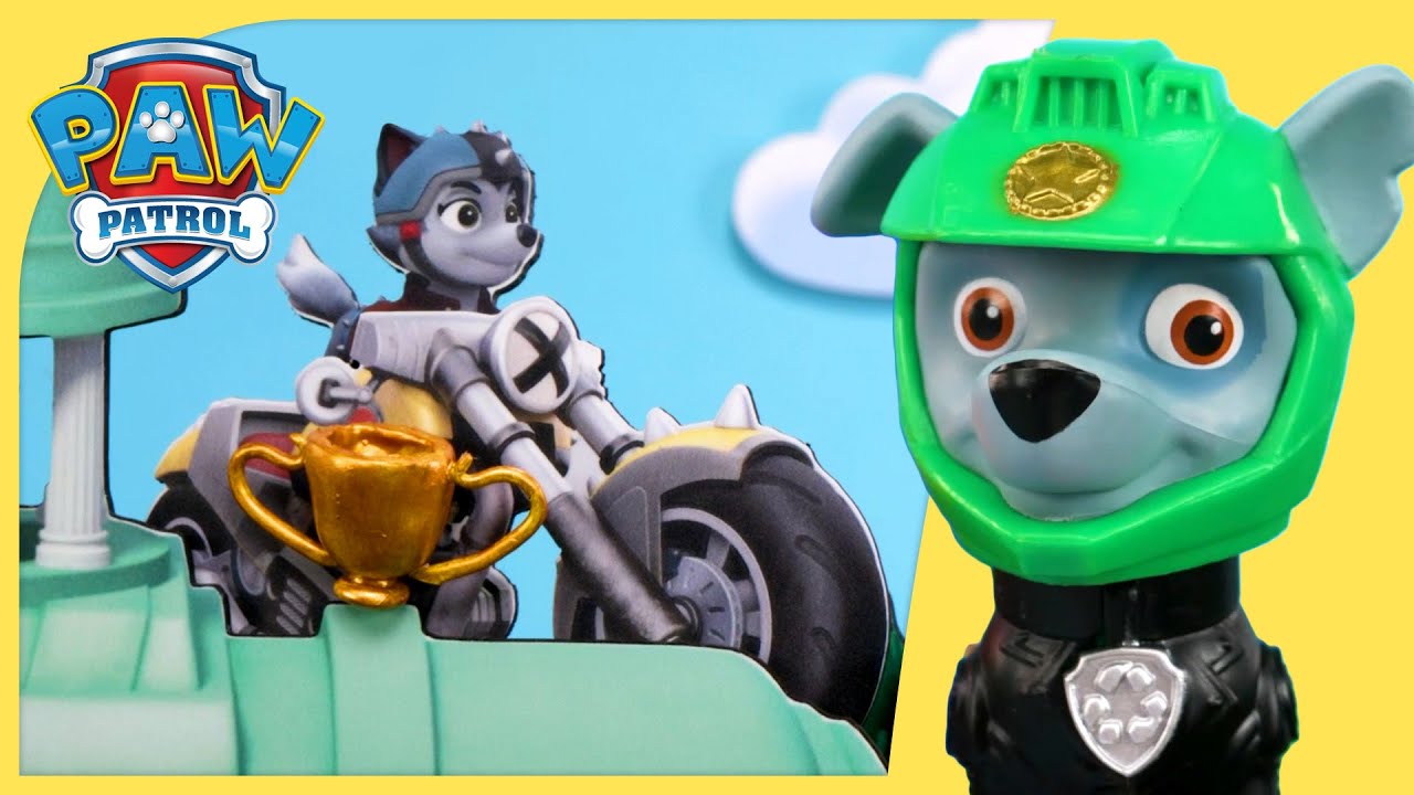 Moto Pups Toy Adventures! 🏍 | PAW Patrol Toy Pretend Play Rescue Compilation