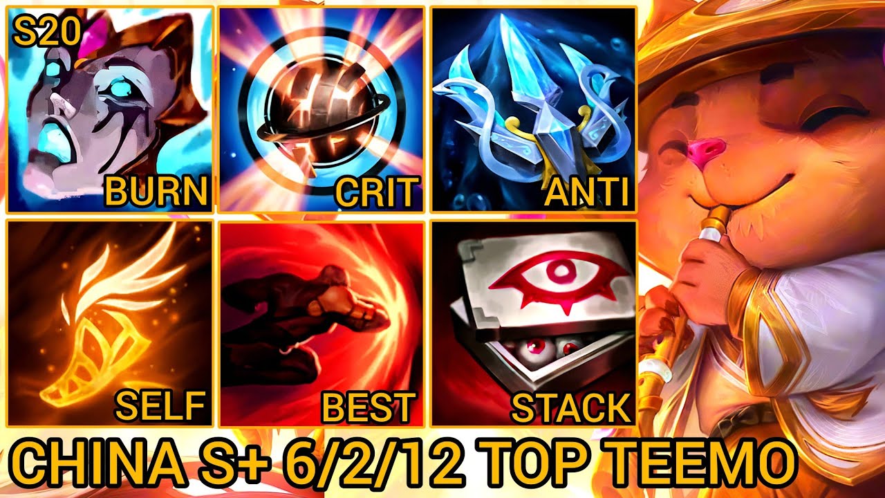 Country 7 Teemo Baron Lane S Rating 6/2/14 - China Wild Rift New Meta Build & Runes By Tiarty