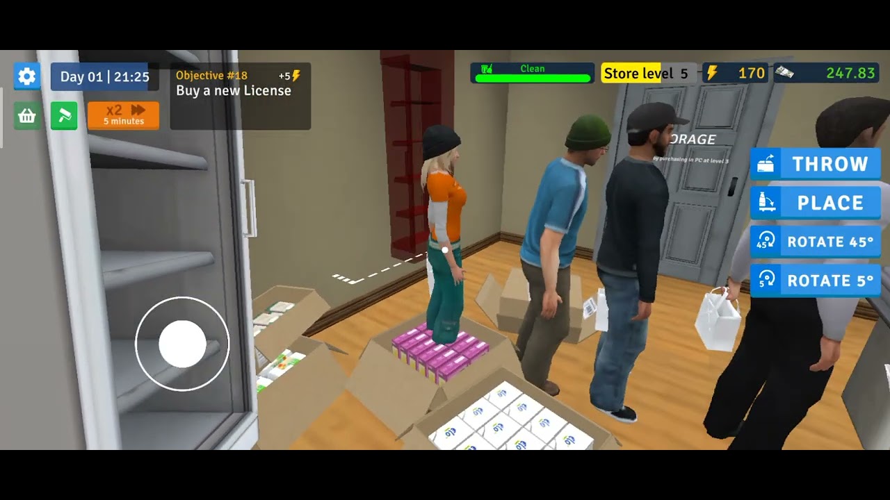 SUPER MARKET SIMULATOR ! GAMEPLAY VIDEO PART 3 ! PLEASE SUBSCRIBE 🥺 !