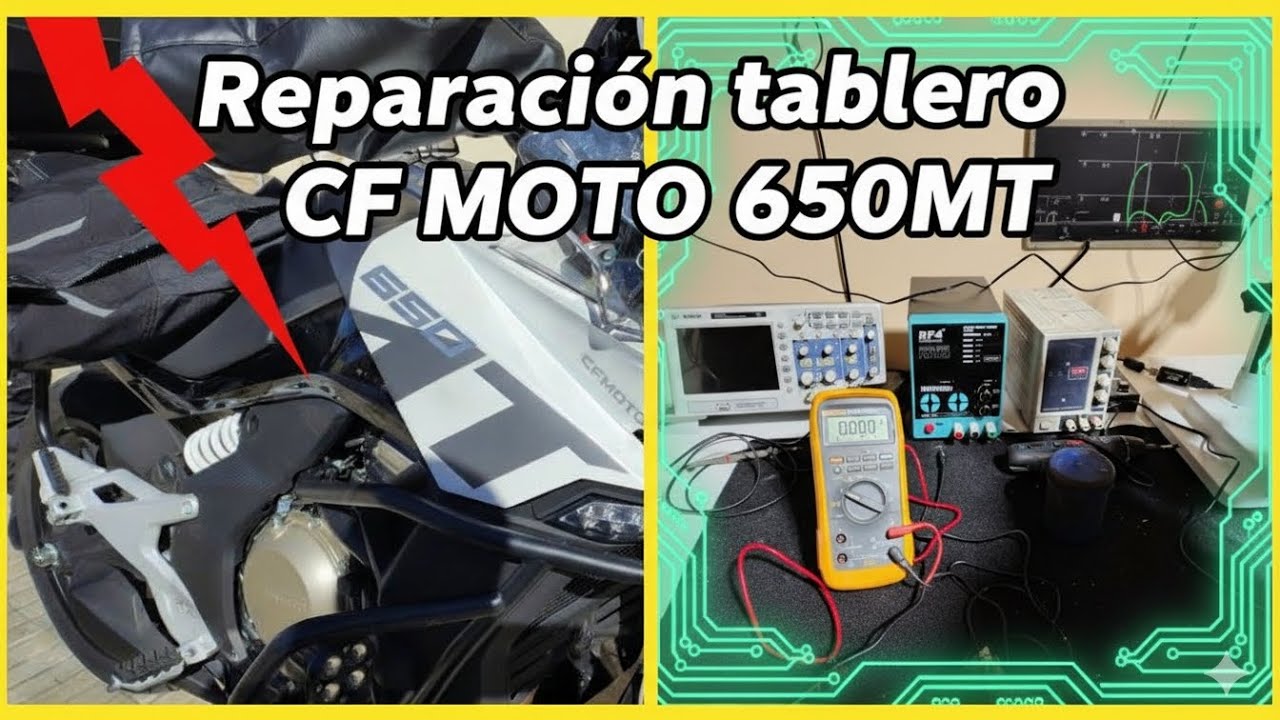 CF Moto 650MT falla en tablero (Reparación)