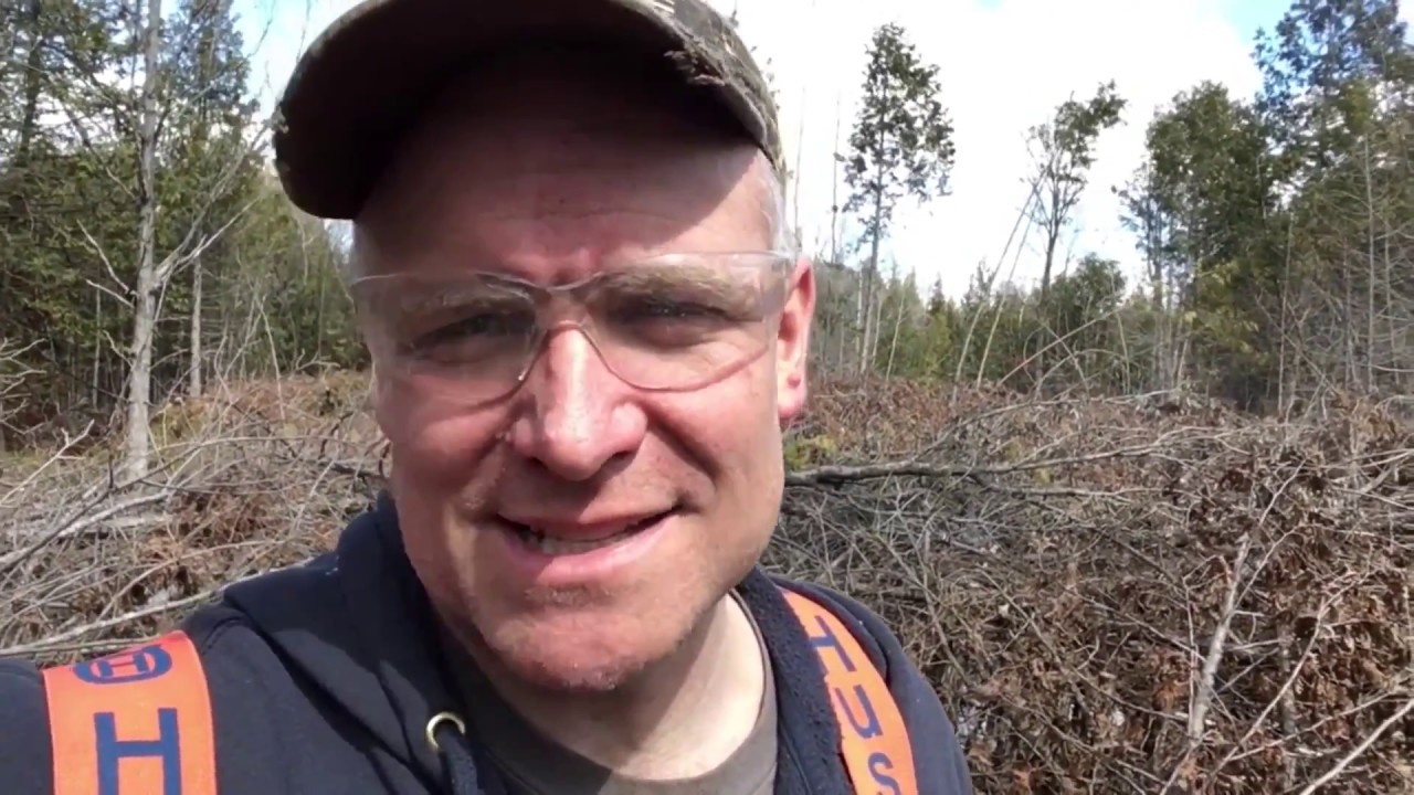 Cleaning land and Burning brush
