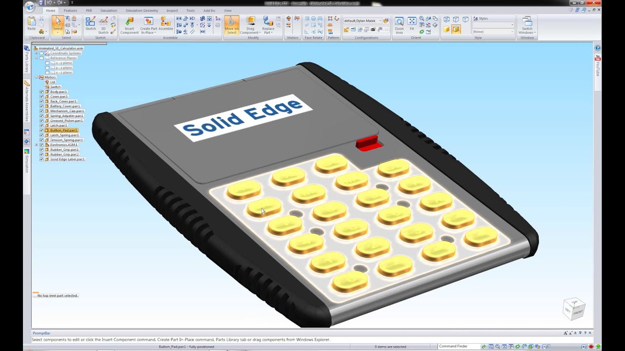 Animating with KeyShot and Solid Edge ST7